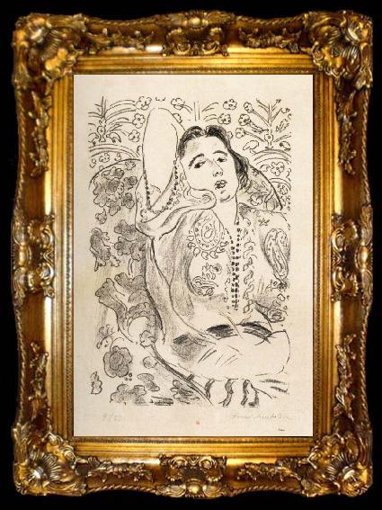 framed  Henri Matisse Odalisque, ta009-2